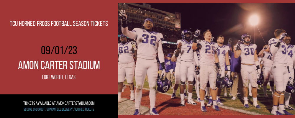 TCU Horned Frogs Football Season Tickets at Amon Carter Stadium